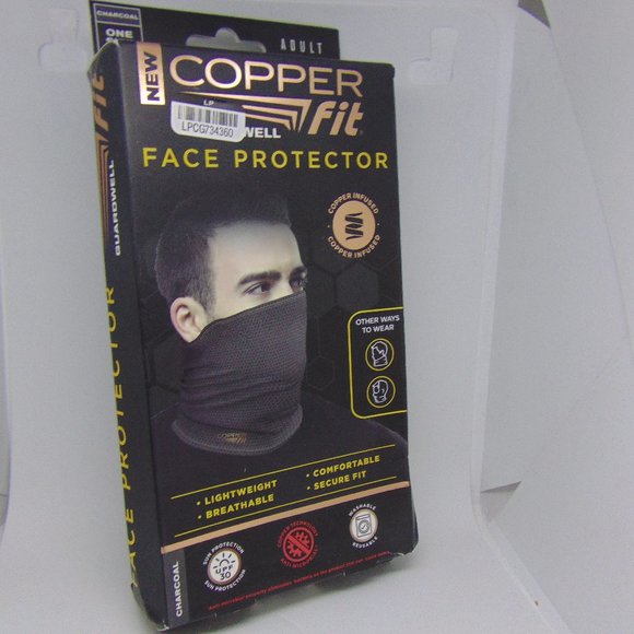COPPER FIT Accessories Copper Fit Guardwell Face Protector Charcoal